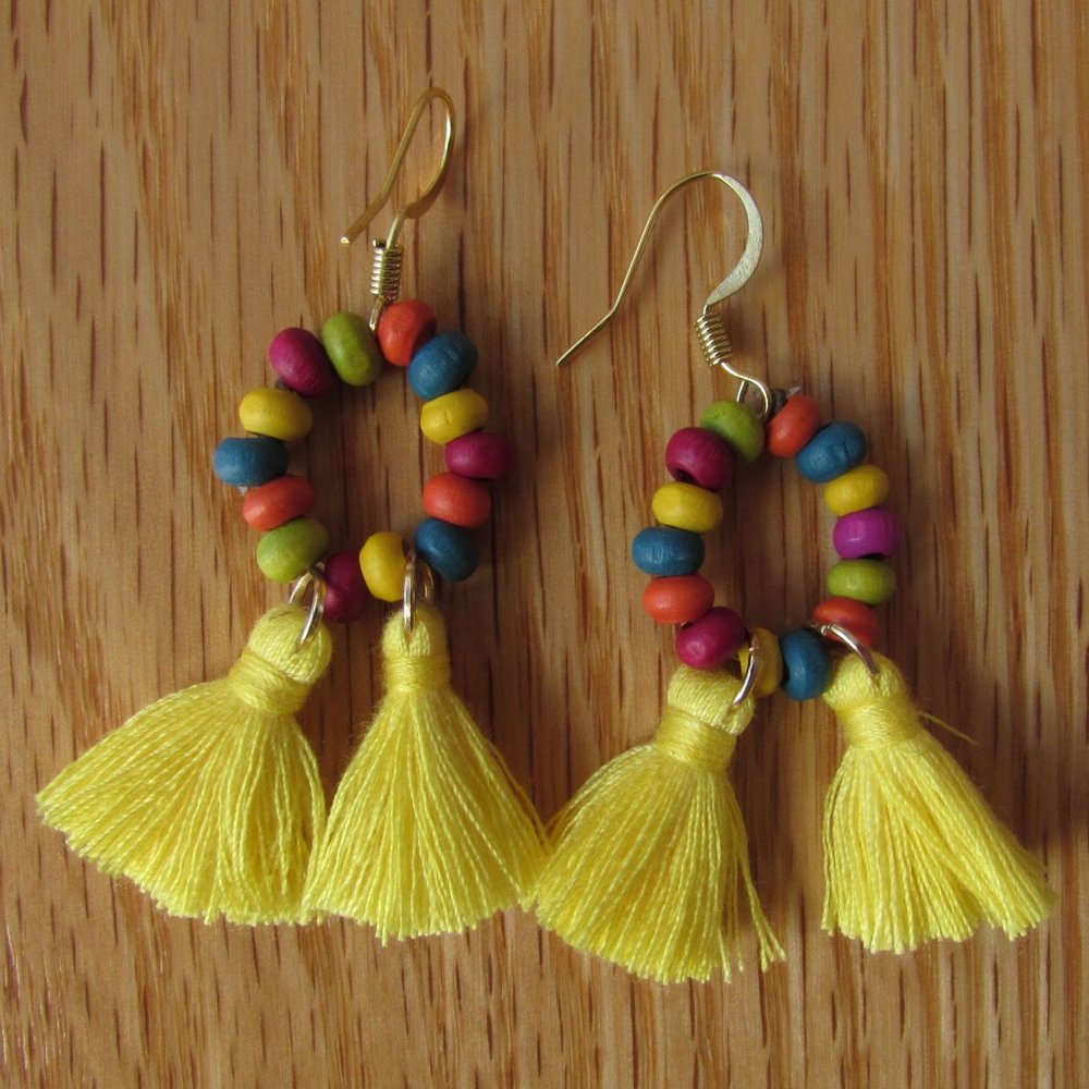 Colorful Tassel Earrings